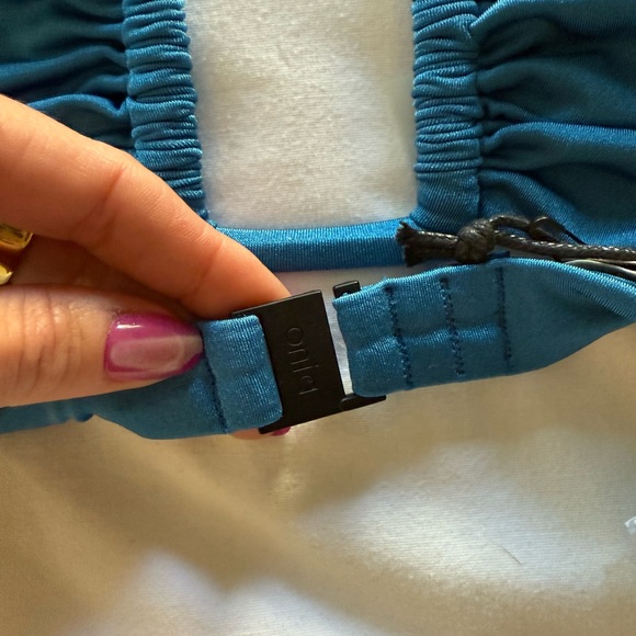 BNWT ONIA BIKINI SET (TOP + BOTTOM) IN MYKONOS BLUE - Picture 7 of 11